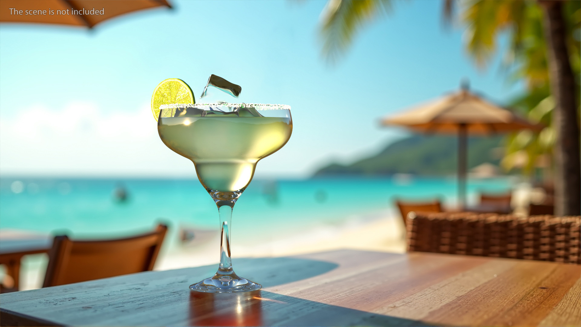 3D Classical Margarita Cocktail model