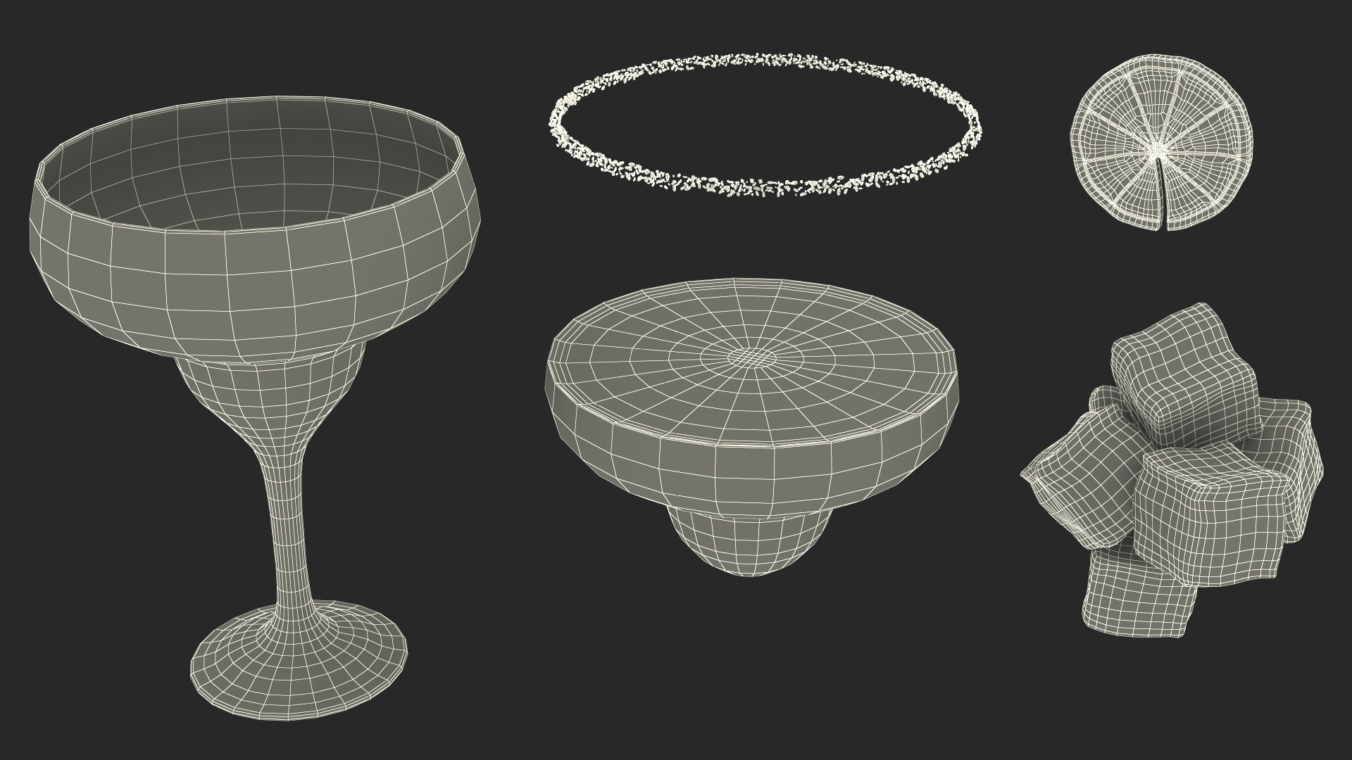 3D Classical Margarita Cocktail model