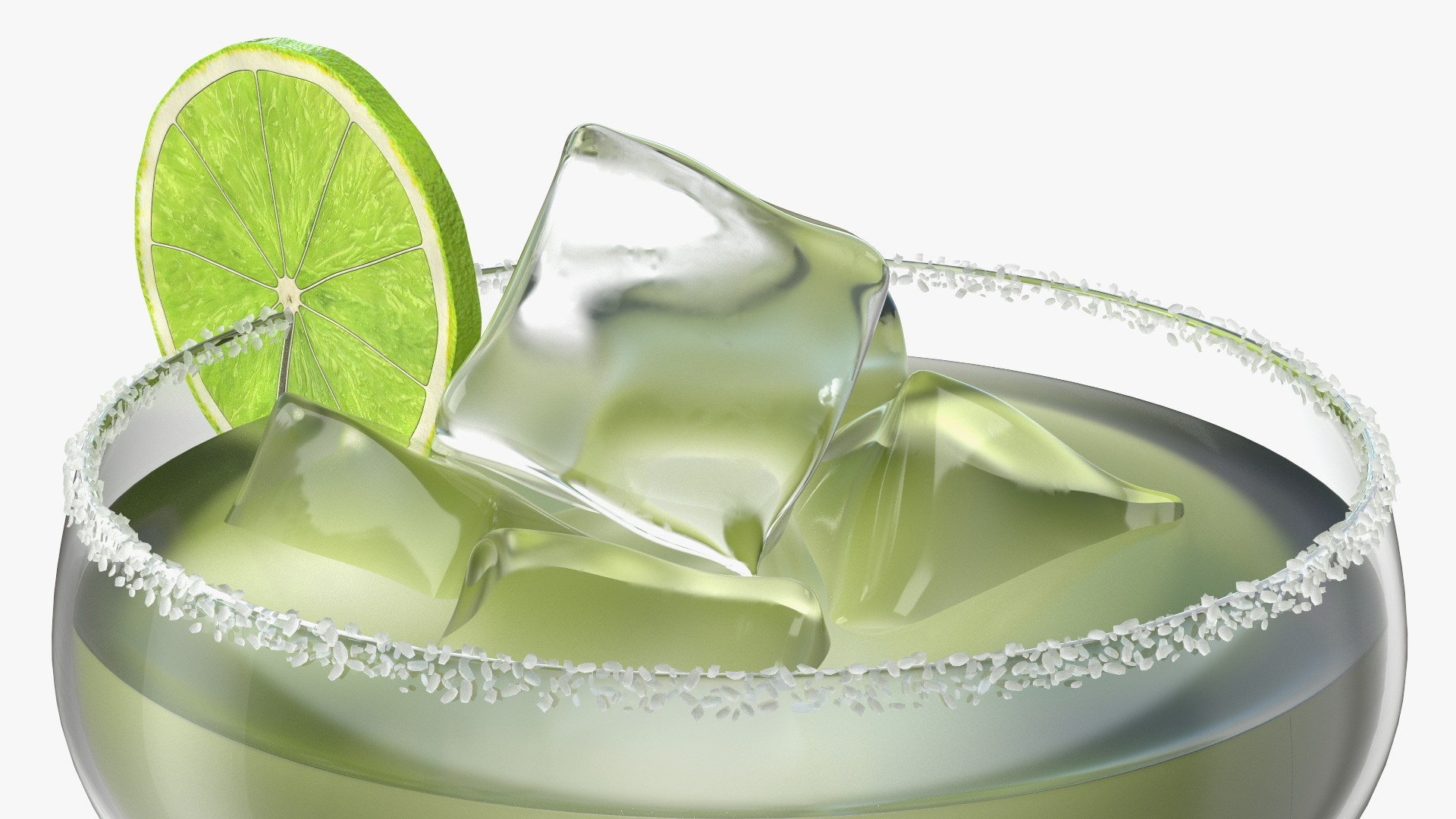 3D Classical Margarita Cocktail model