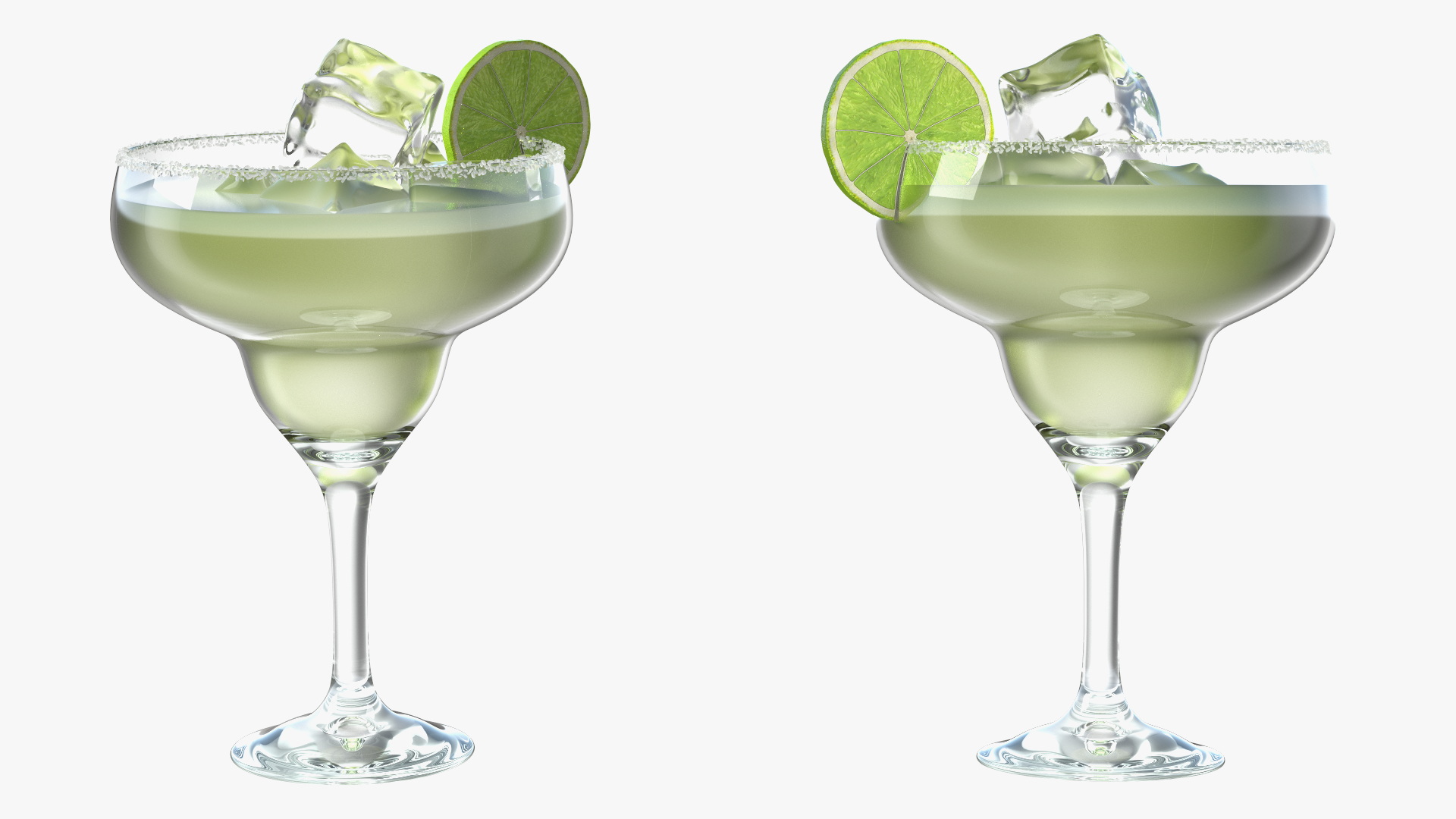 3D Classical Margarita Cocktail model