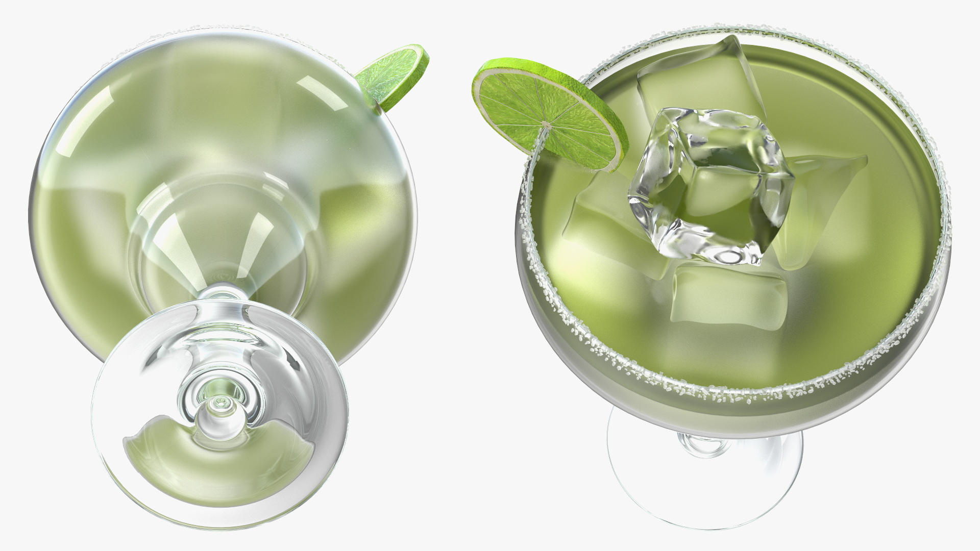 3D Classical Margarita Cocktail model