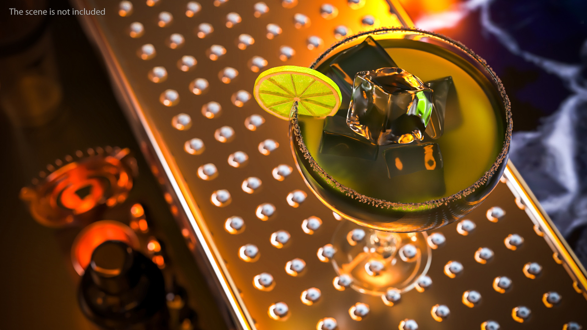 3D Classical Margarita Cocktail model