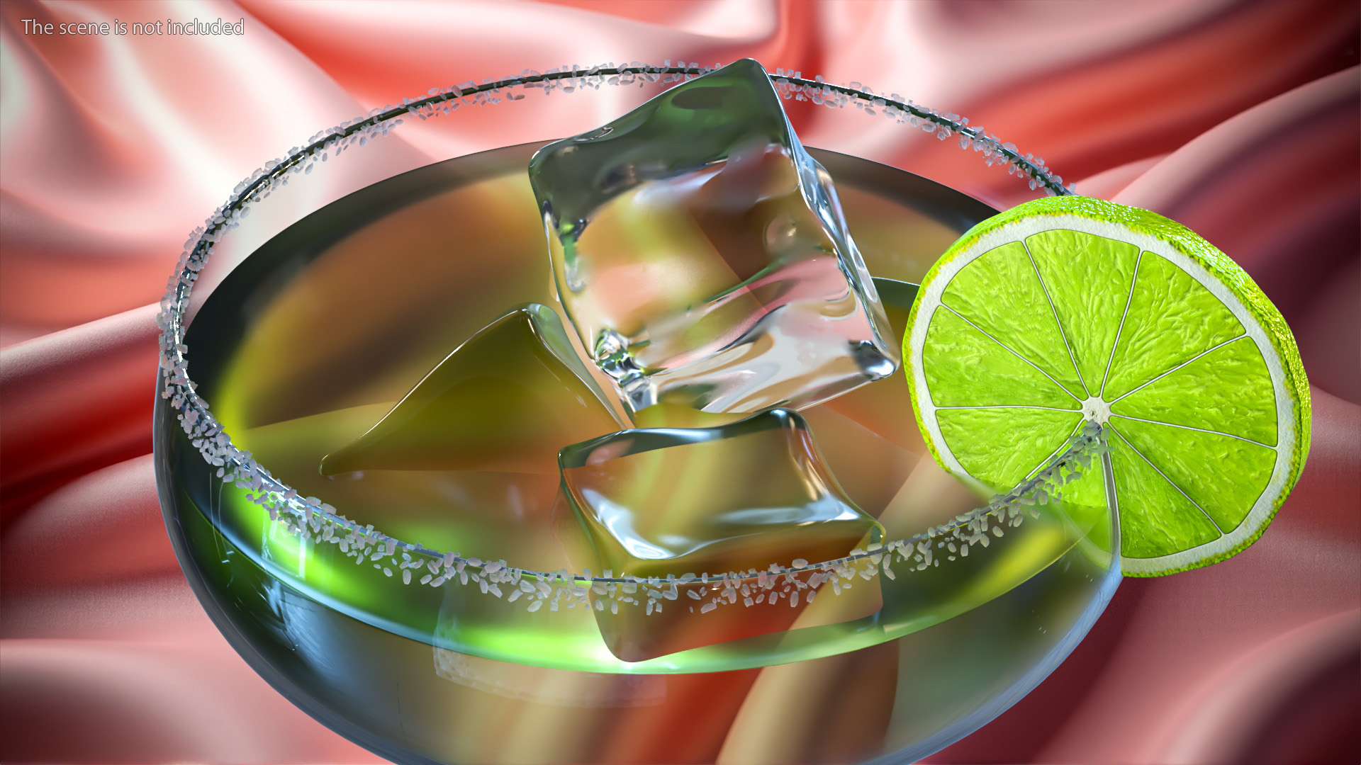 3D Classical Margarita Cocktail model