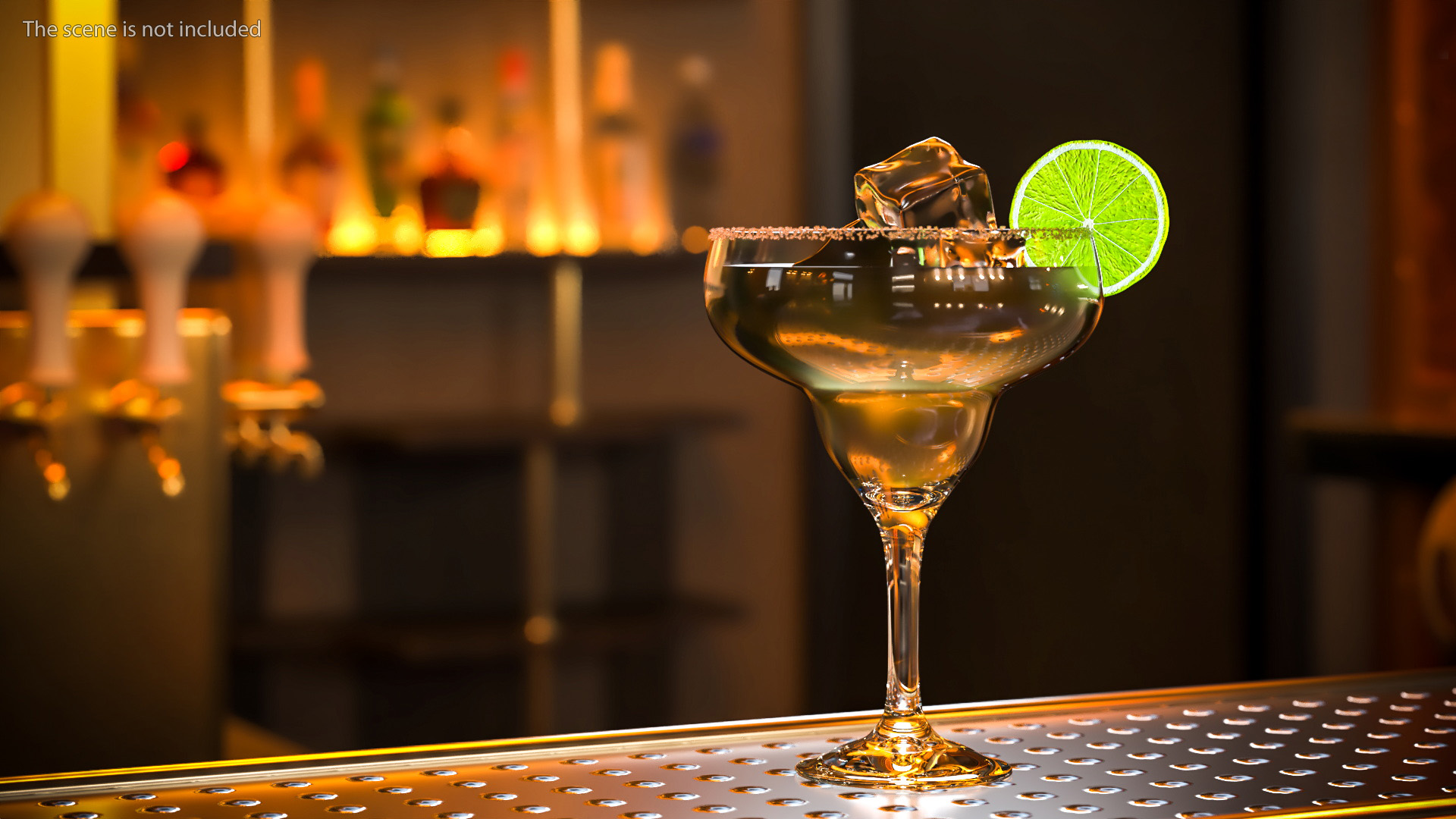 3D Classical Margarita Cocktail model