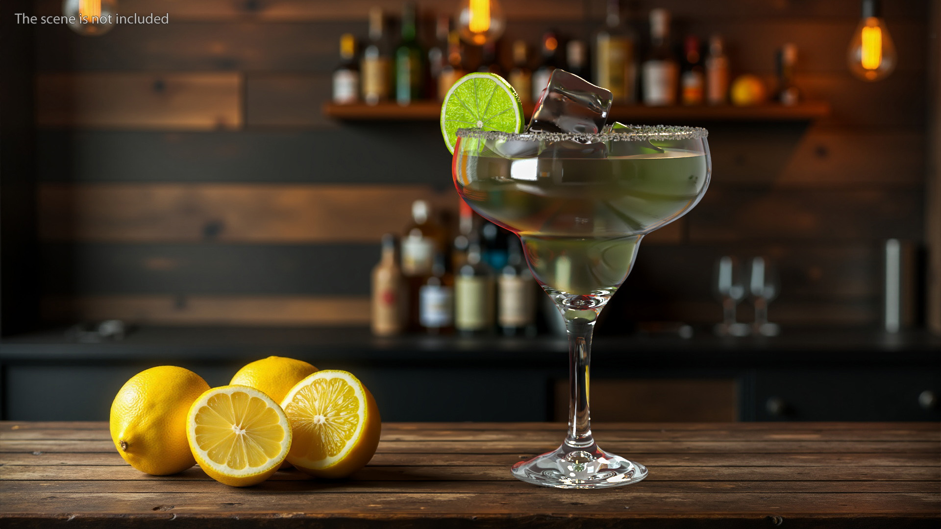 3D Classical Margarita Cocktail model