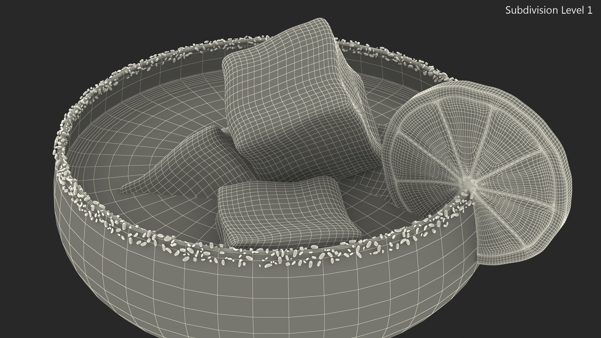 3D Classical Margarita Cocktail model