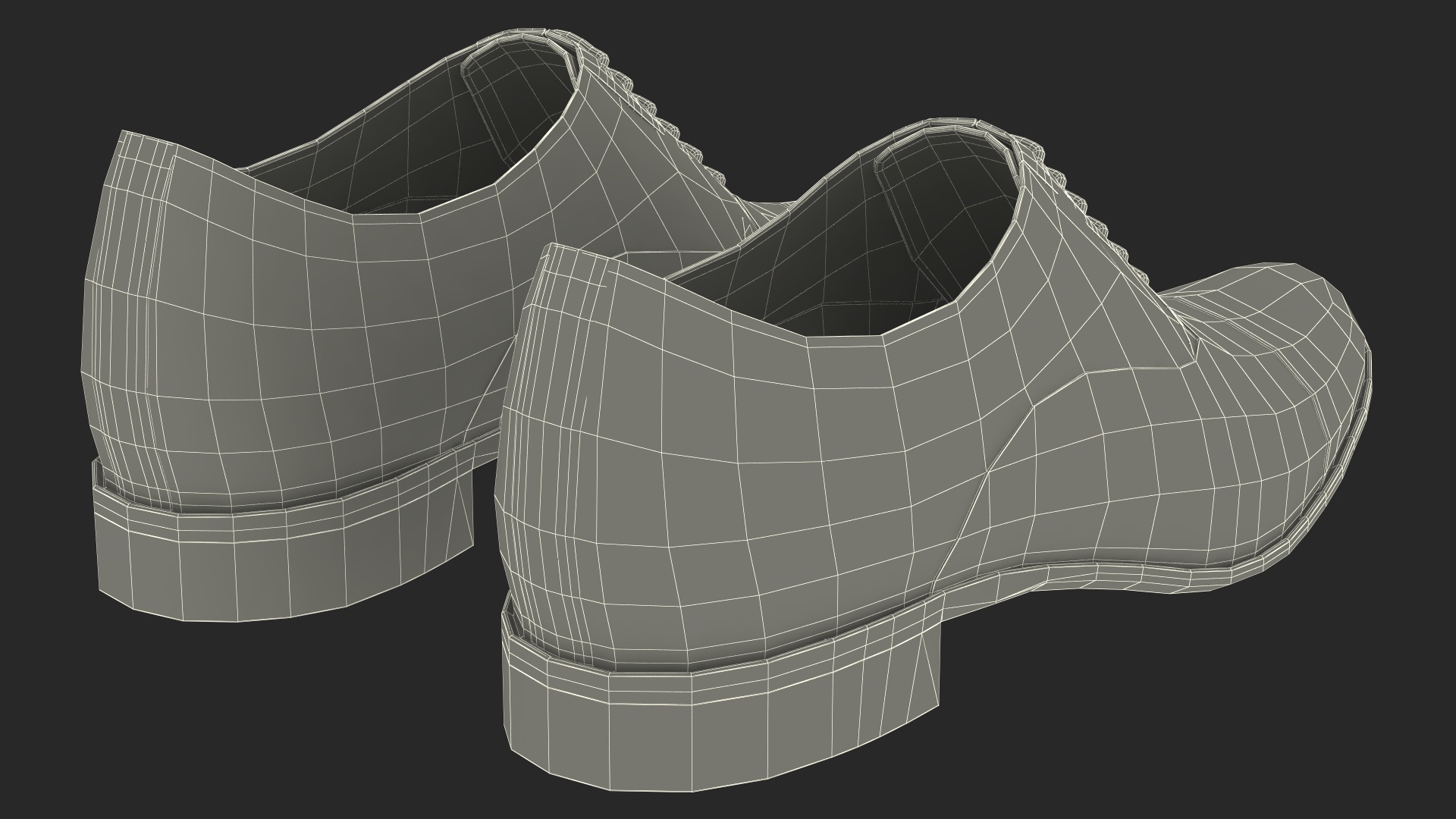 3D model Formal Shoes For Men