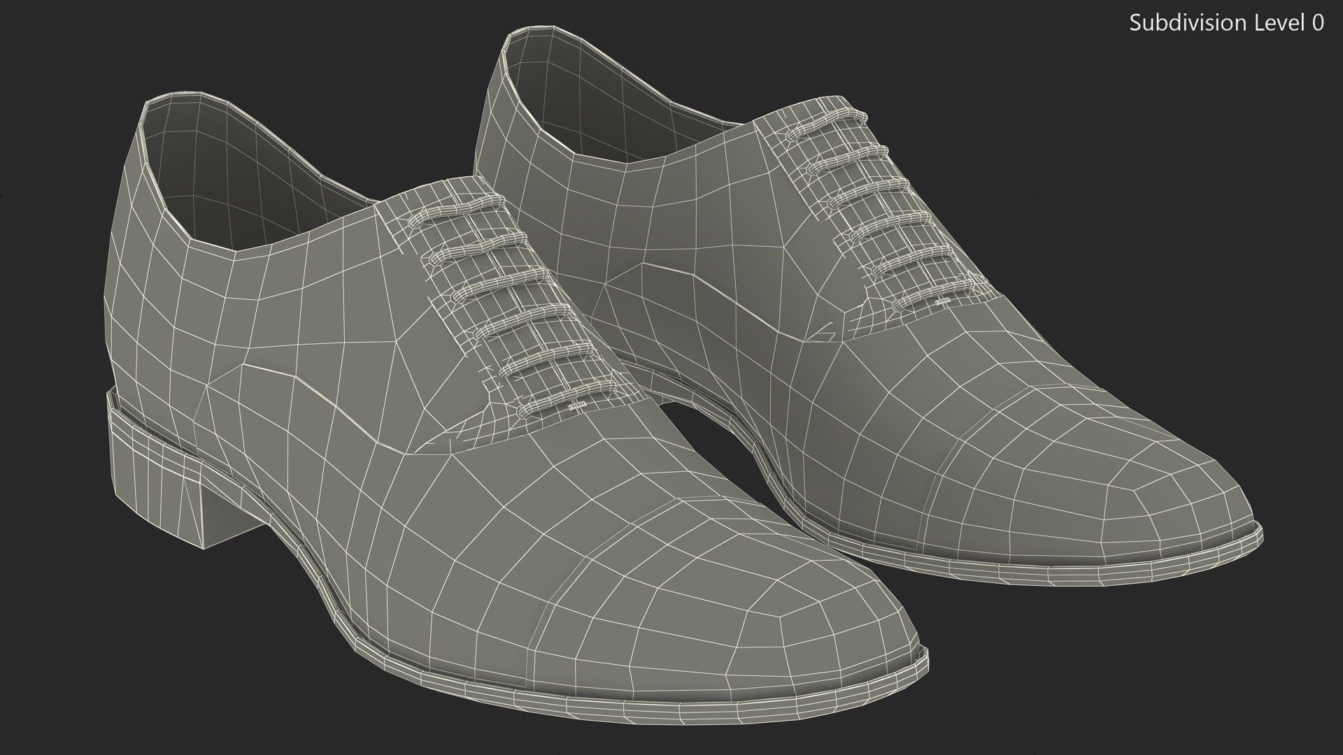 3D model Formal Shoes For Men