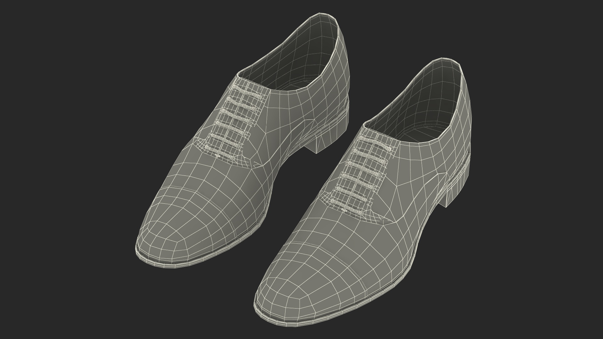 3D model Formal Shoes For Men