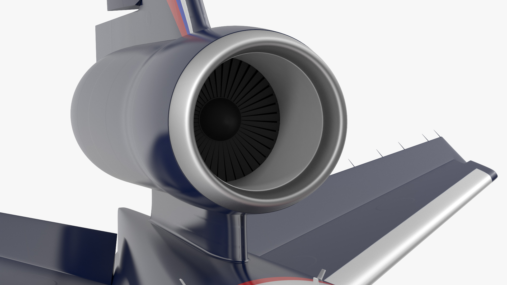 3D model McDonnell Douglas MD11 Tri Jet Airliner Aeroflot Rigged