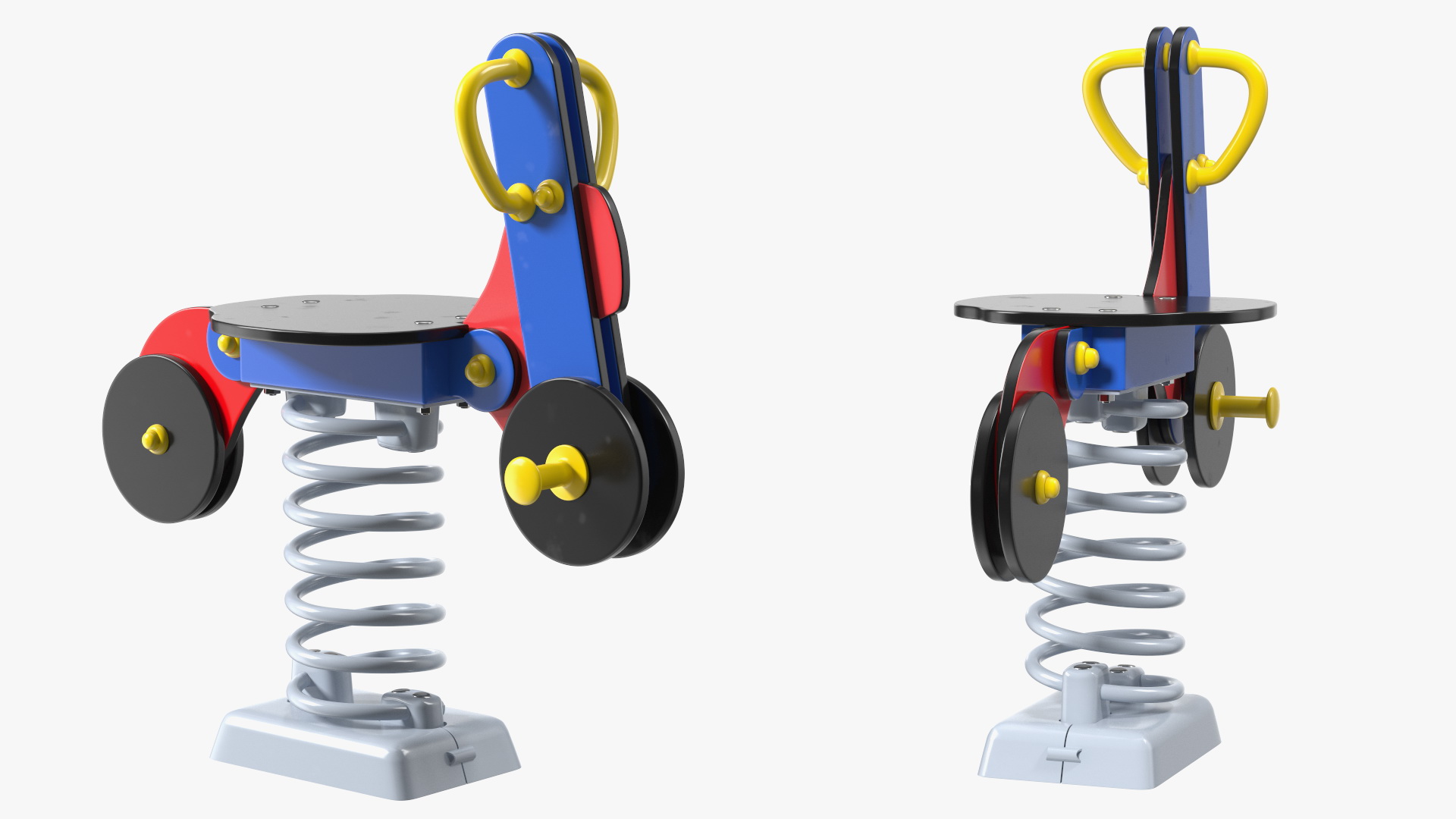 Playground Motorbike Springer 3D model