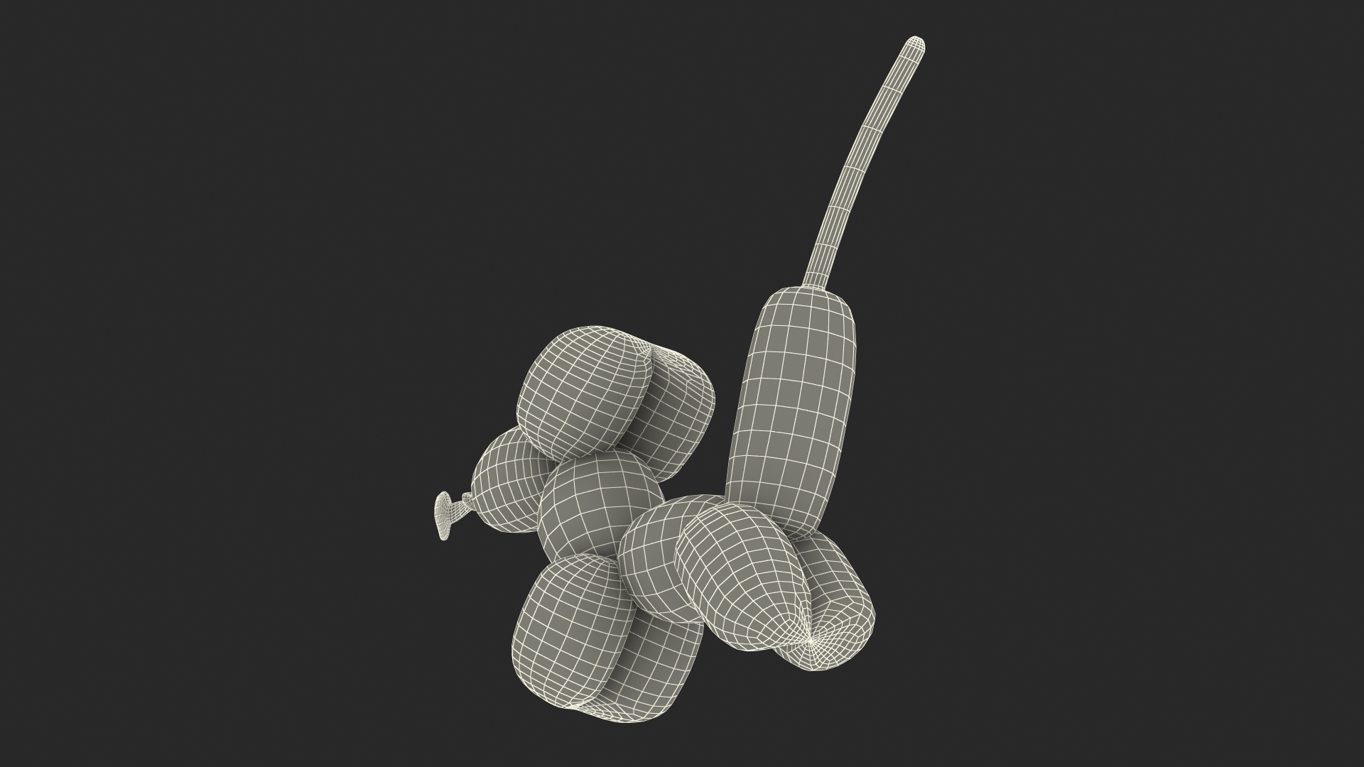 3D model Balloon Animal Mouse