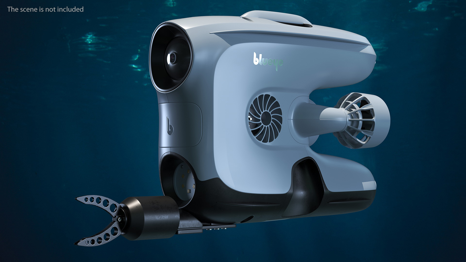 3D Blueye X3 Underwater Drone with Gripper Rigged
