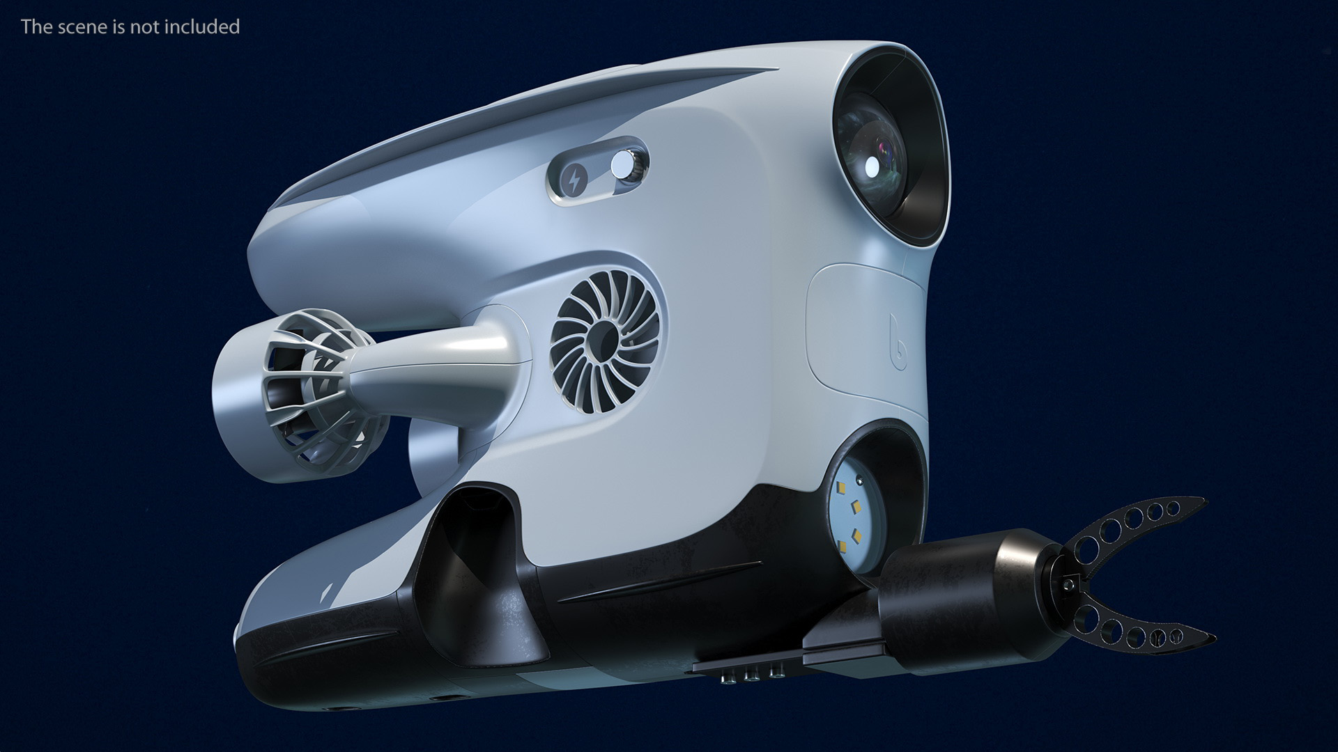 3D Blueye X3 Underwater Drone with Gripper Rigged