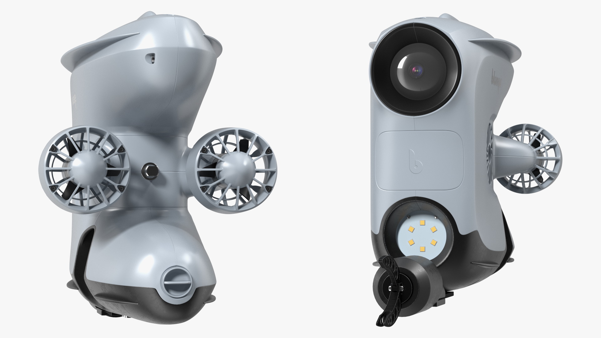 3D Blueye X3 Underwater Drone with Gripper Rigged