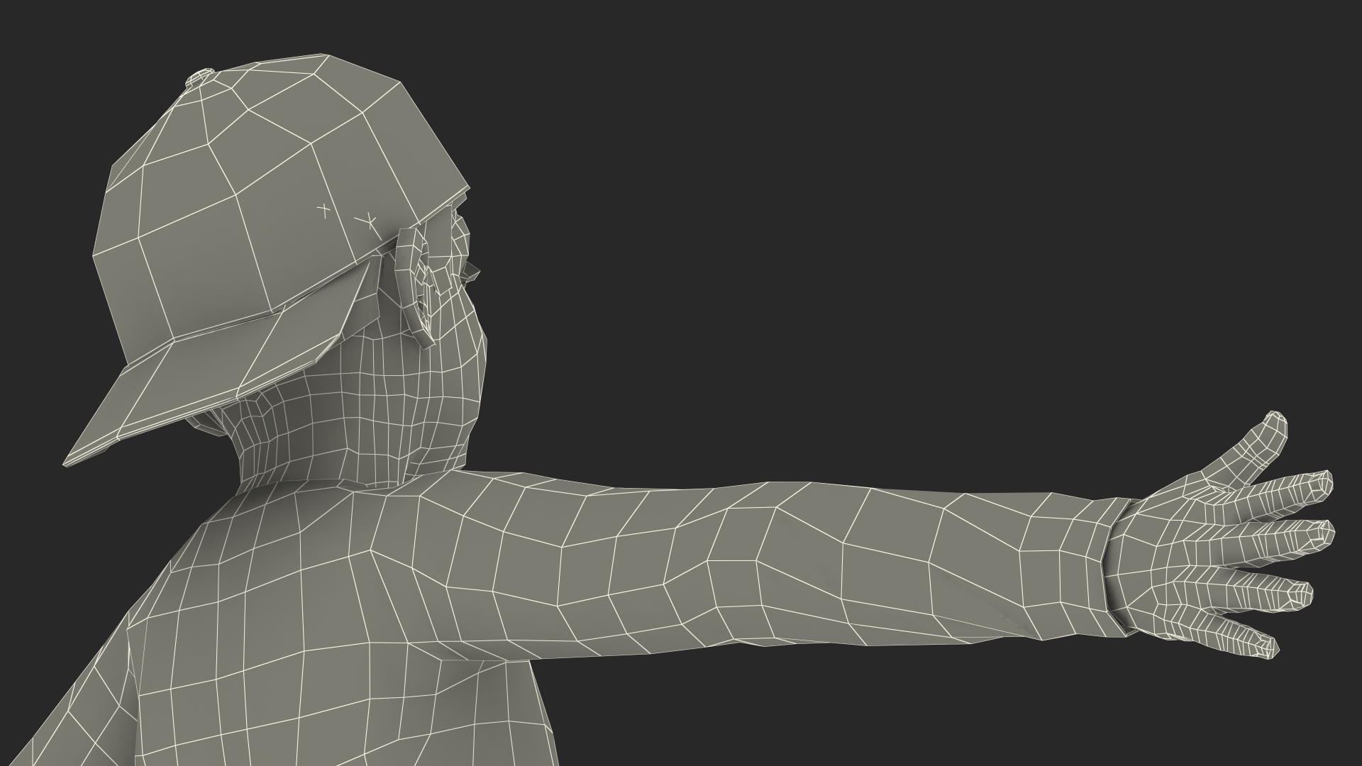 Child Boy Street Style Pose 3D
