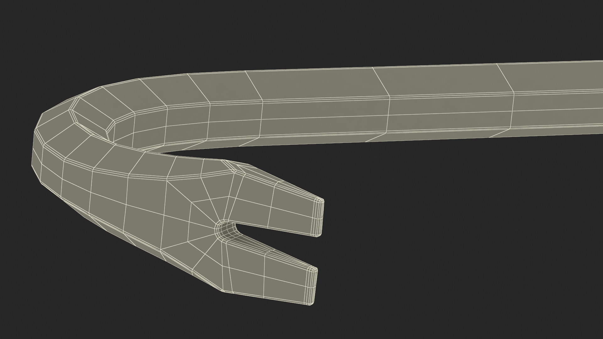 Crowbar Black Metal 3D model