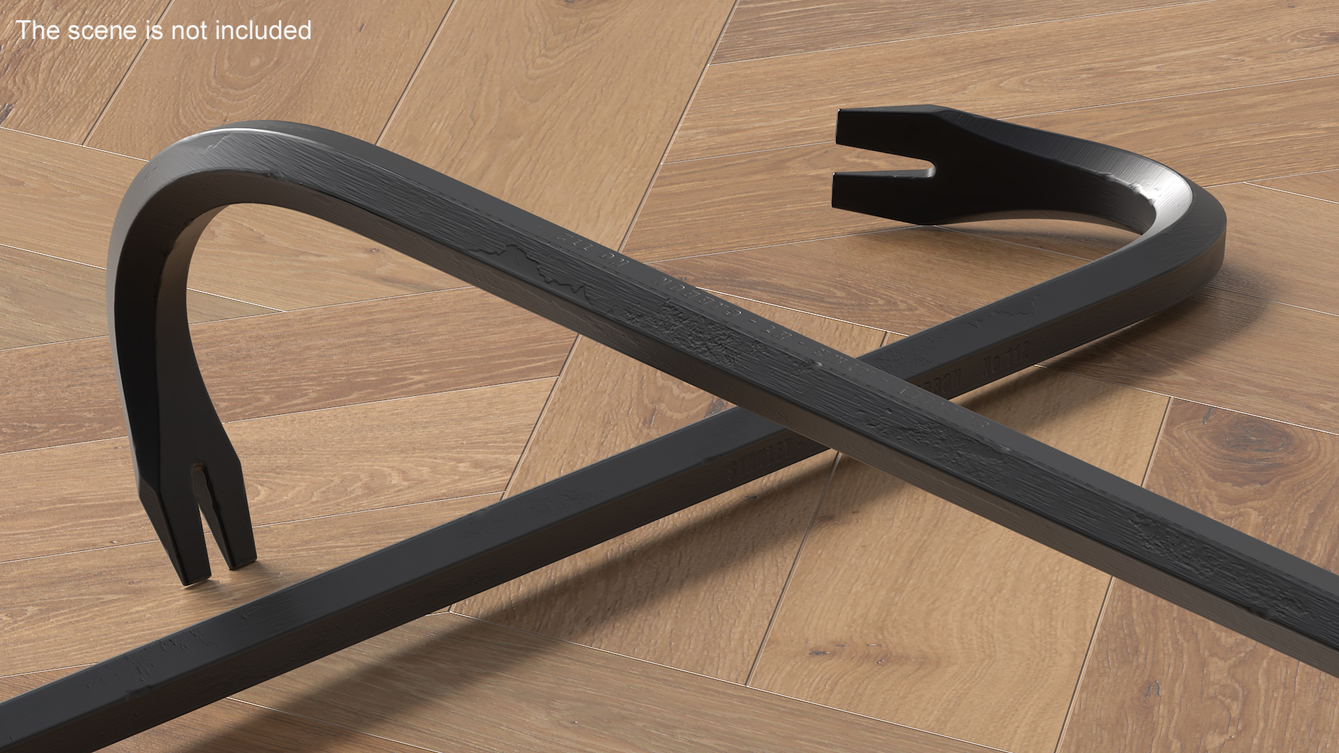 Crowbar Black Metal 3D model