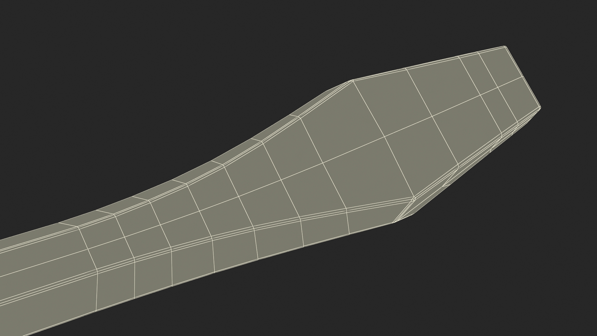 Crowbar Black Metal 3D model