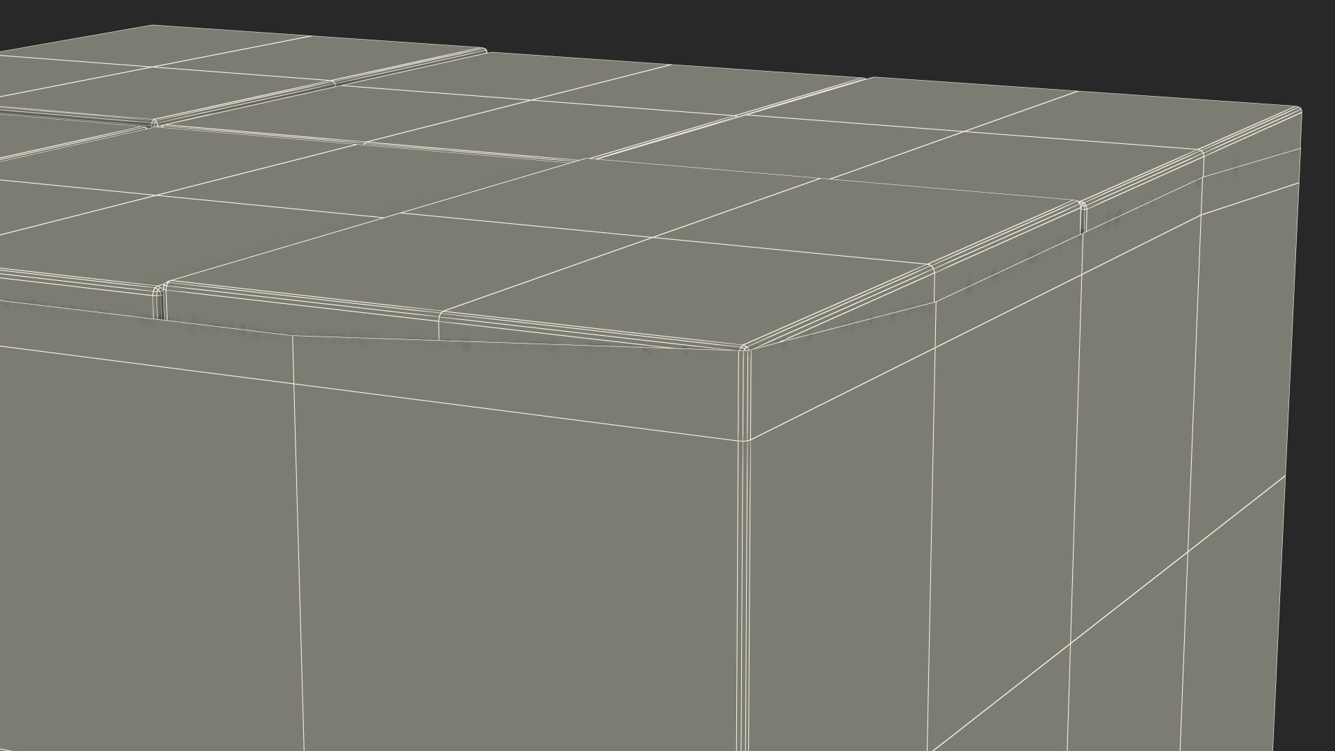3D Carton Boxes Wrapped in Stretch Film