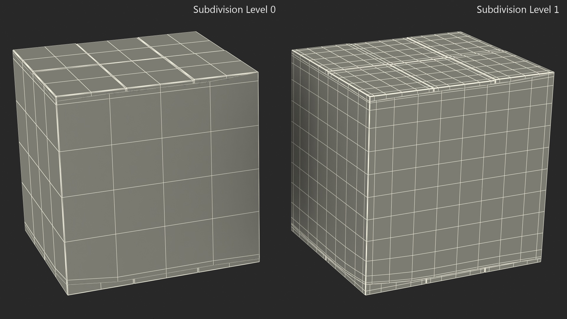 3D Carton Boxes Wrapped in Stretch Film