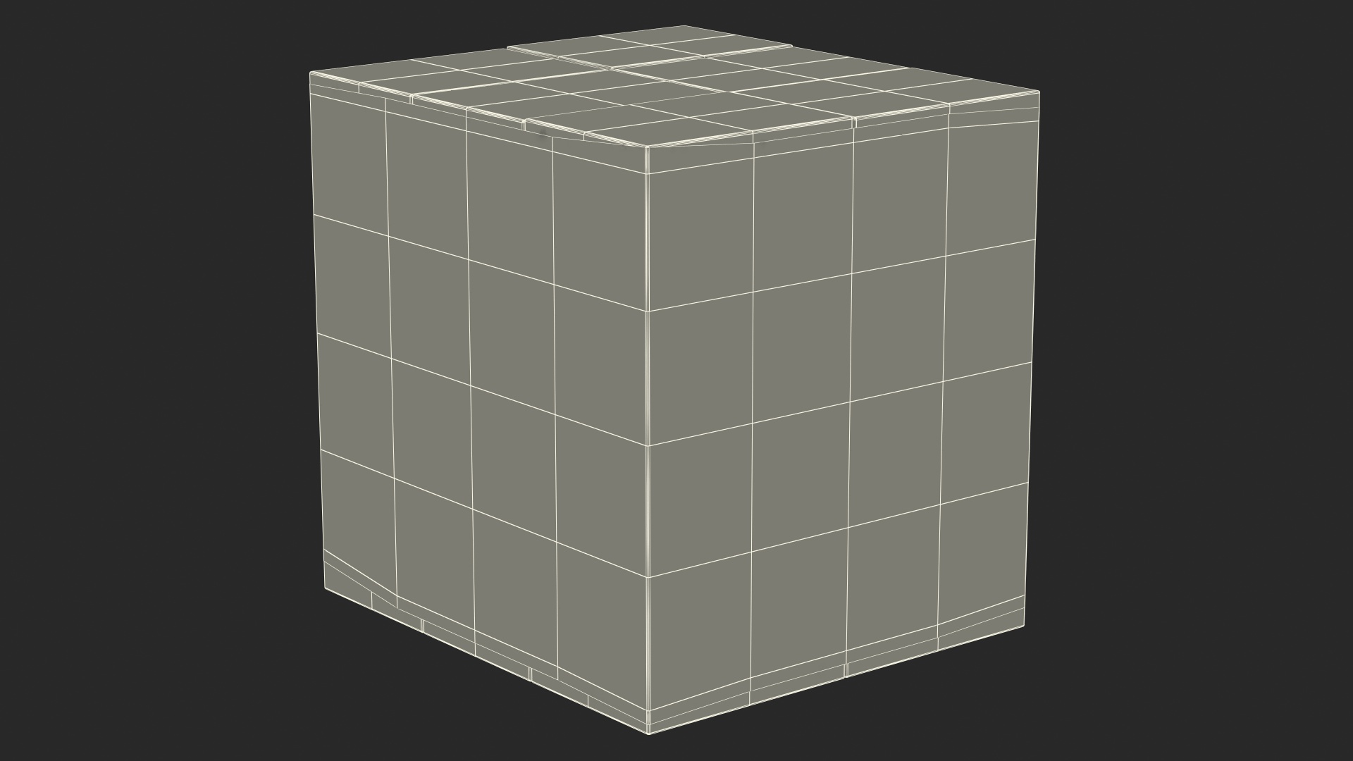 3D Carton Boxes Wrapped in Stretch Film