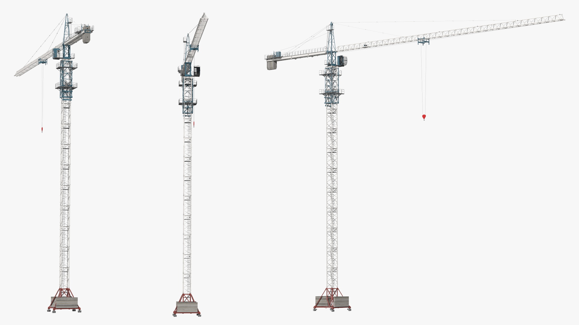 Construction Tower Crane 3D model