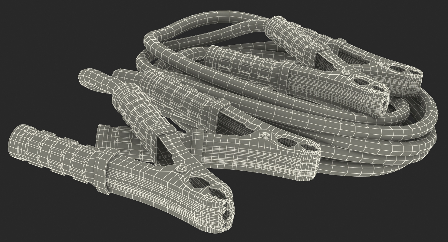 3D Heavy Duty Four Gauge Booster Cables