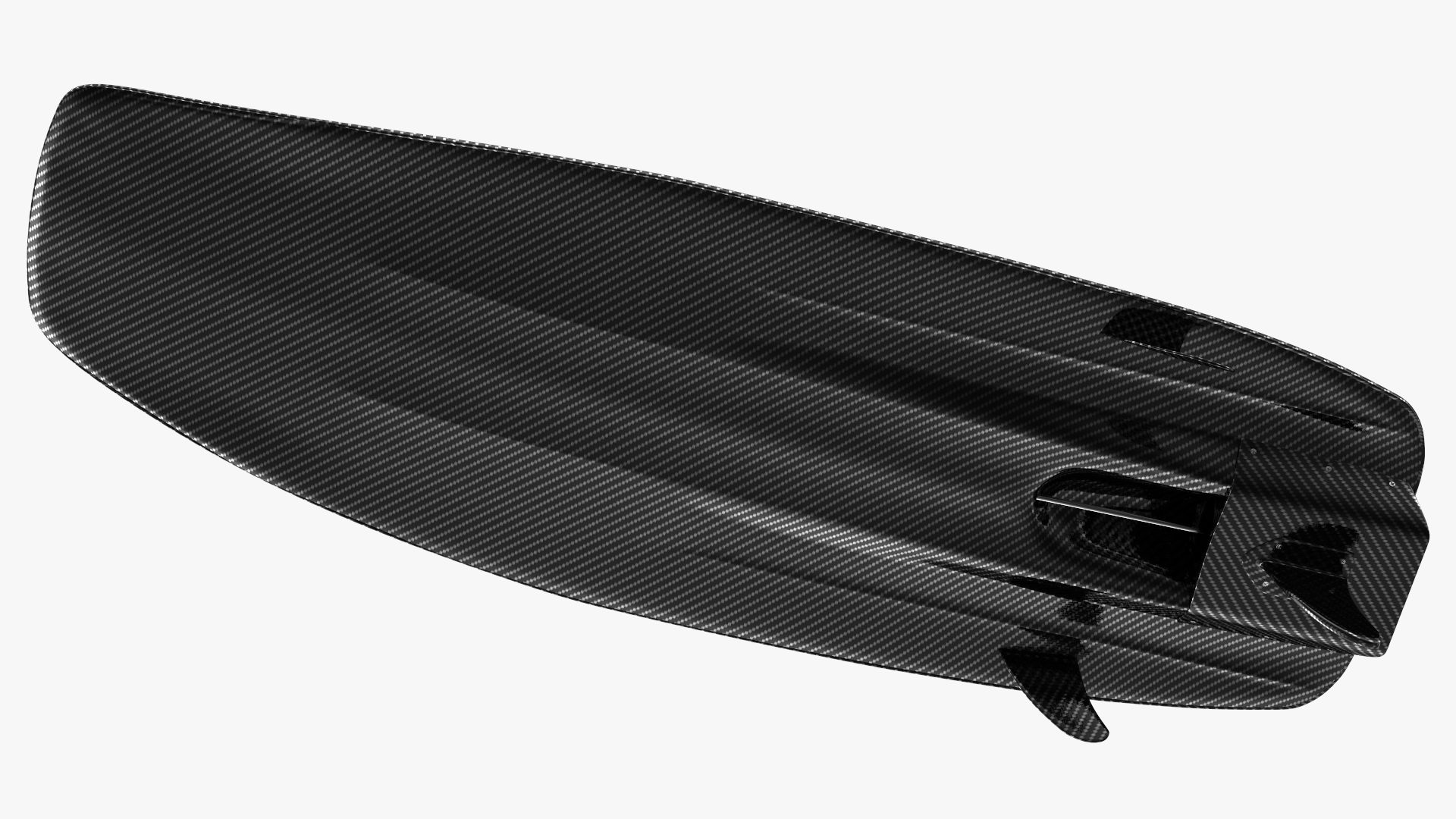 3D Motorised Carbon Fiber Surfboard Green model