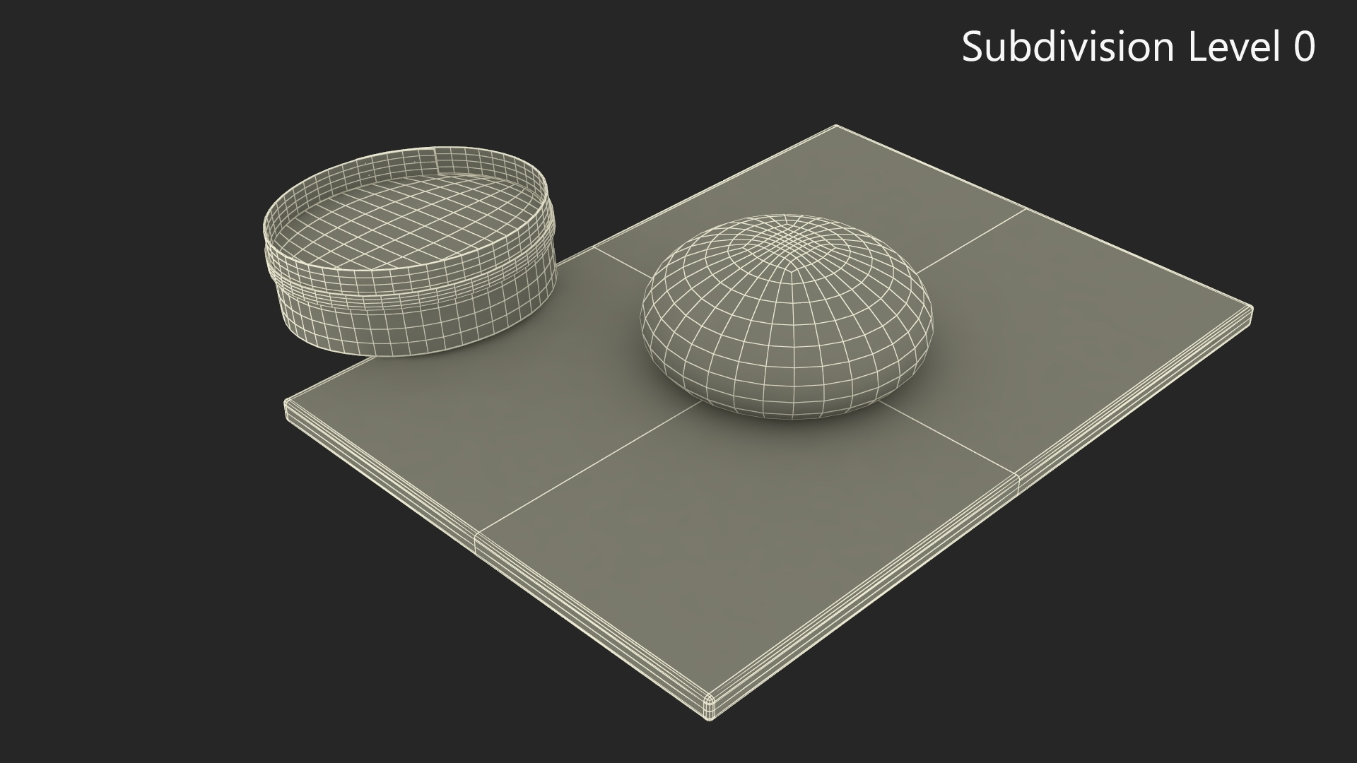 3D Fresh Raw Dough on Wooden Board and Sieve
