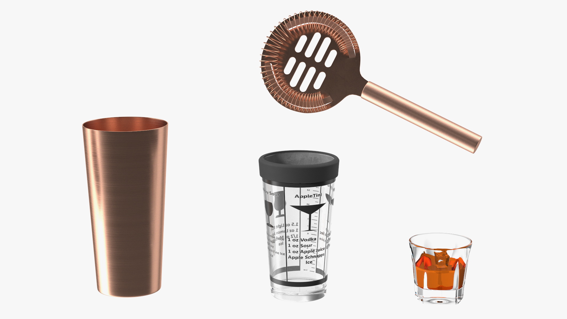Modern Home Bar Furniture Set 3D model