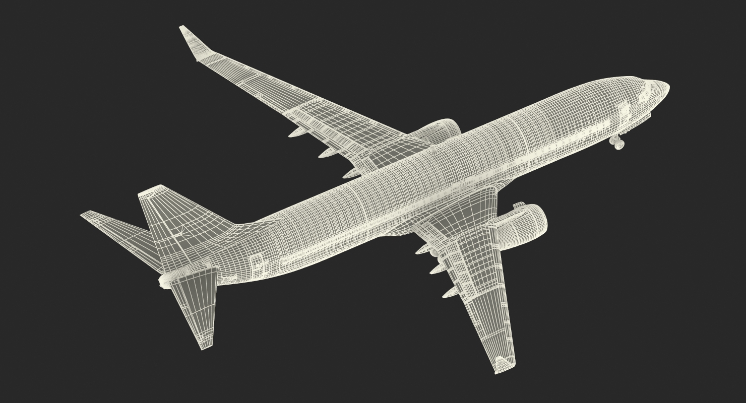 3D Boeing 737 800 with Interior American Airlines