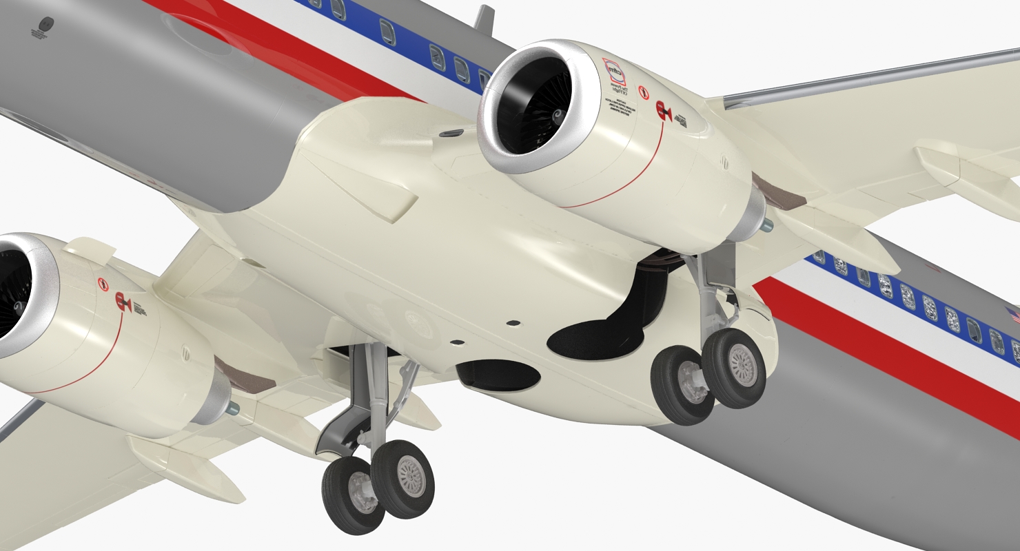 3D Boeing 737 800 with Interior American Airlines