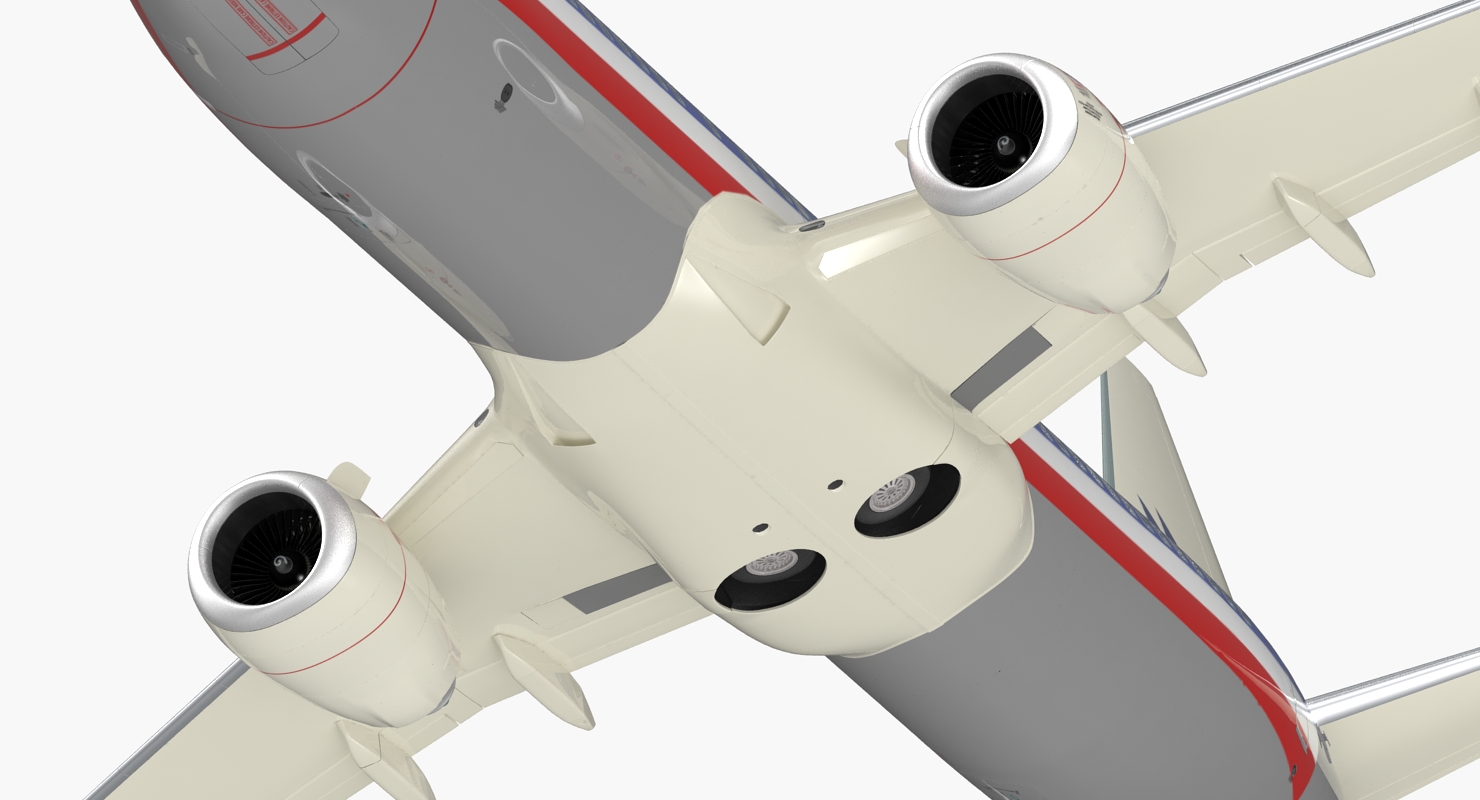 3D Boeing 737 800 with Interior American Airlines