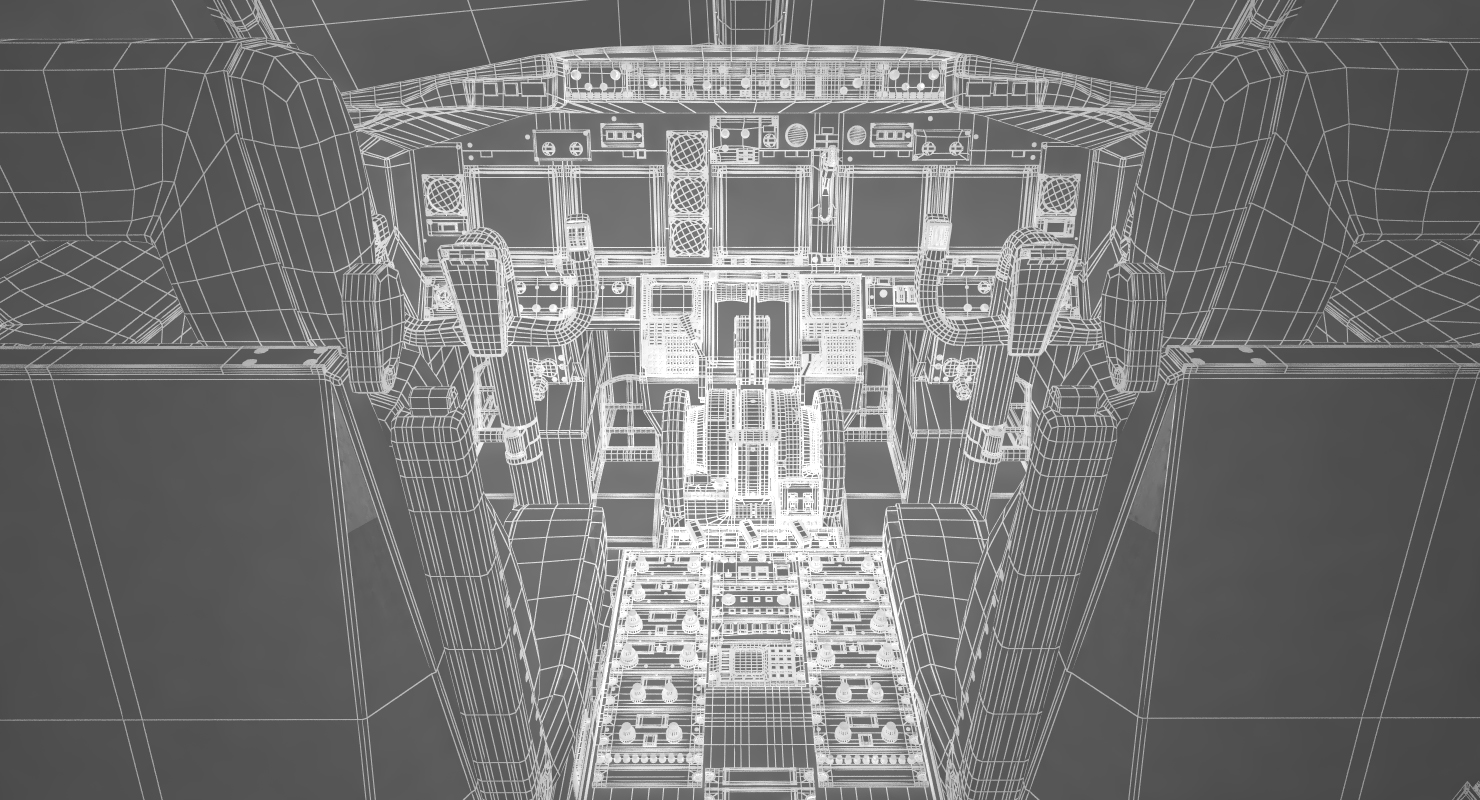 3D Boeing 737 800 with Interior American Airlines