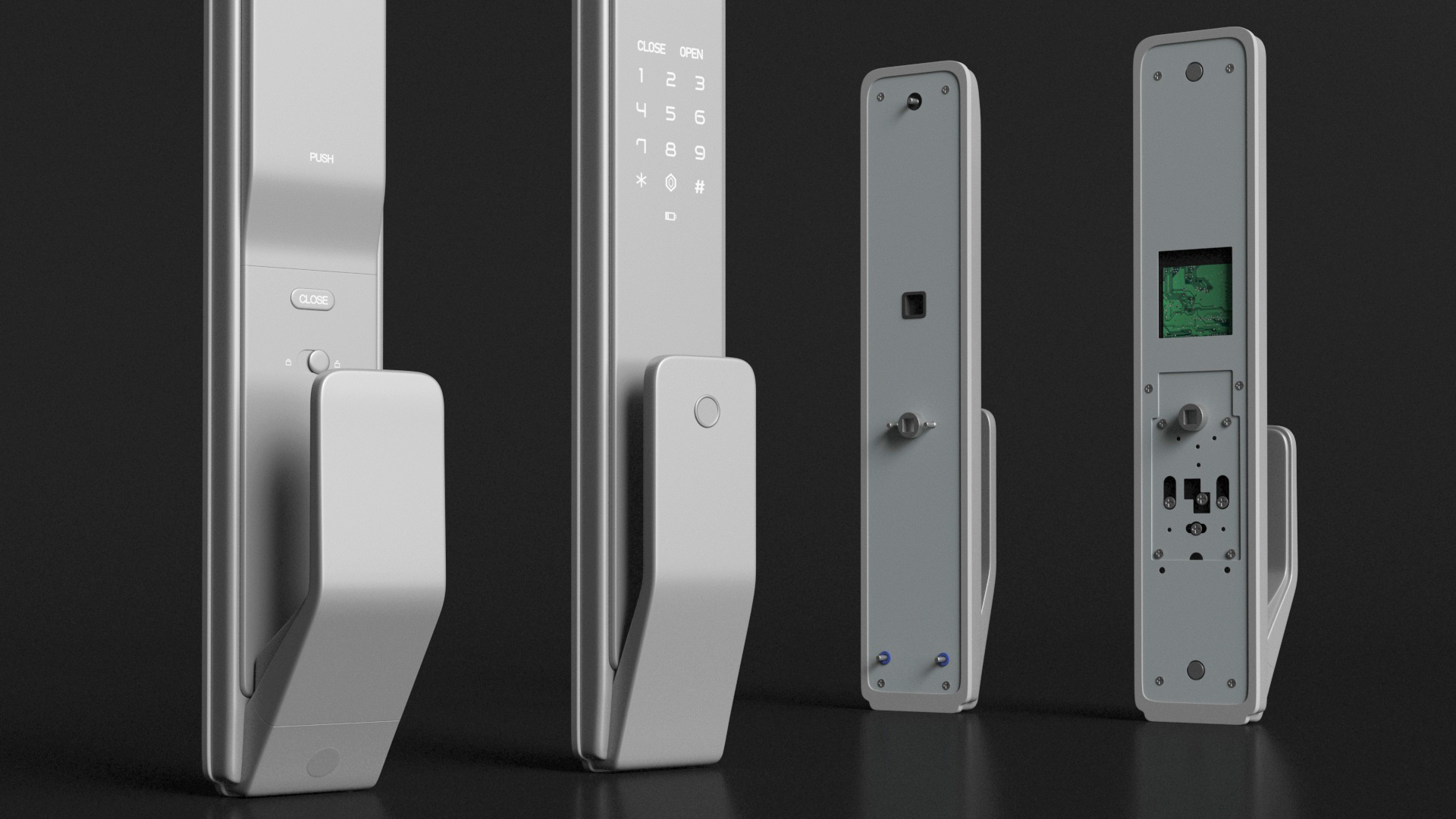 3D model Smart Lock Xiaomi Mijia U M2 Silver