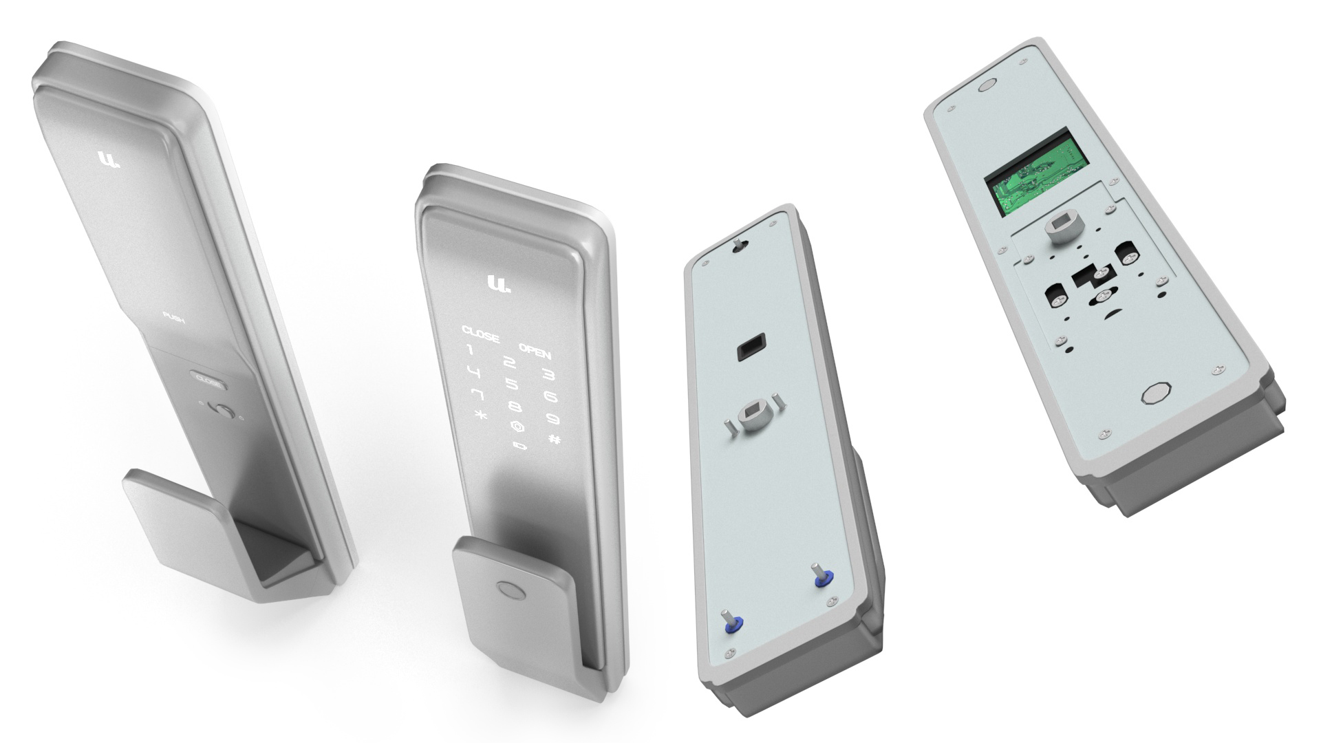 3D model Smart Lock Xiaomi Mijia U M2 Silver