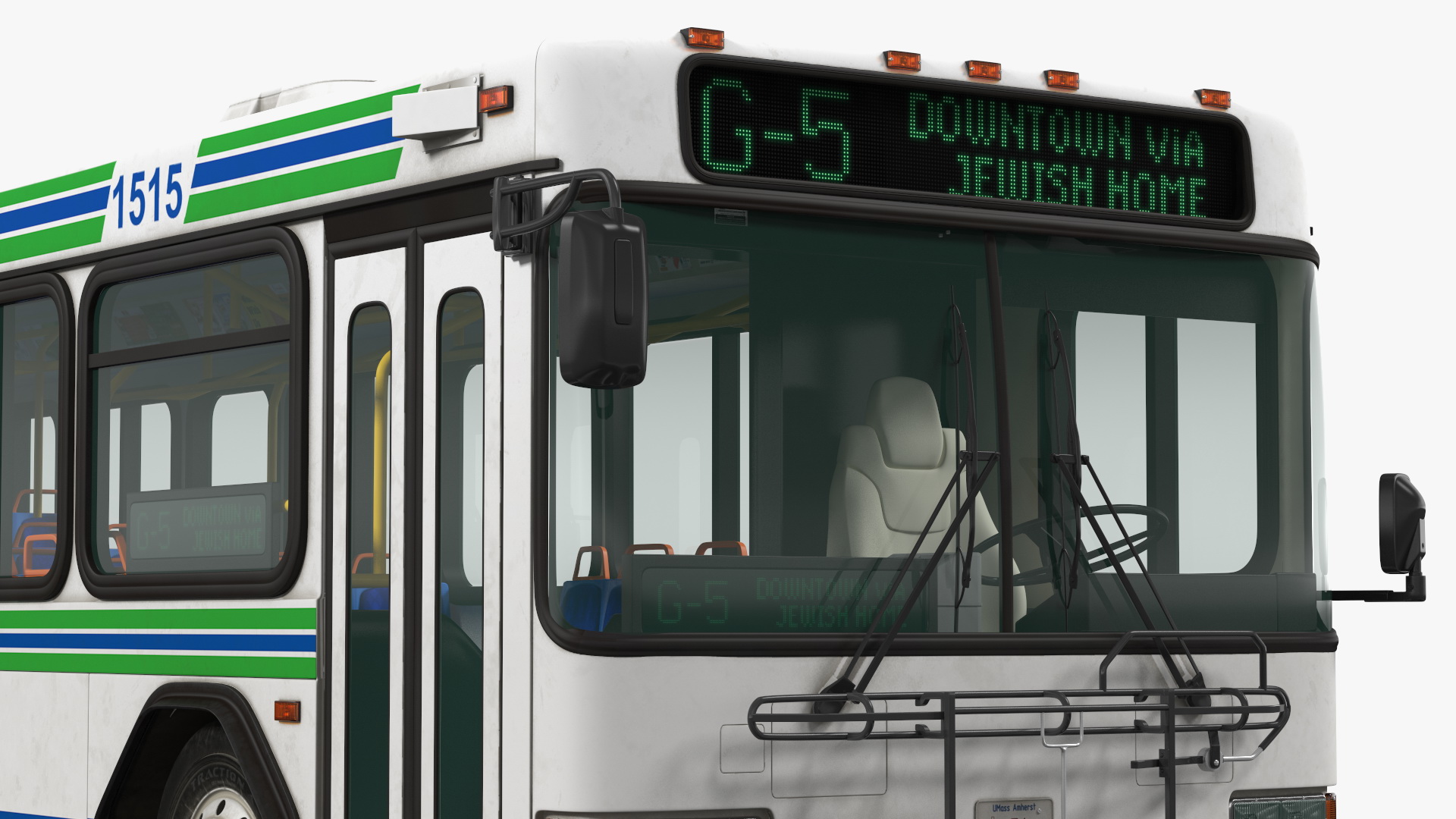 3D Gillig Low Floor Advantage Bus Simple Interior