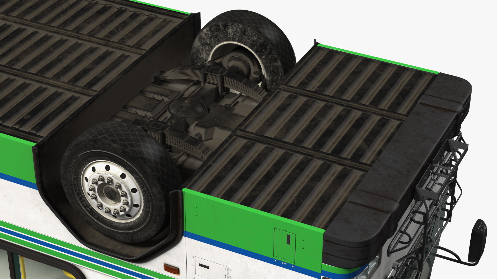 3D Gillig Low Floor Advantage Bus Simple Interior