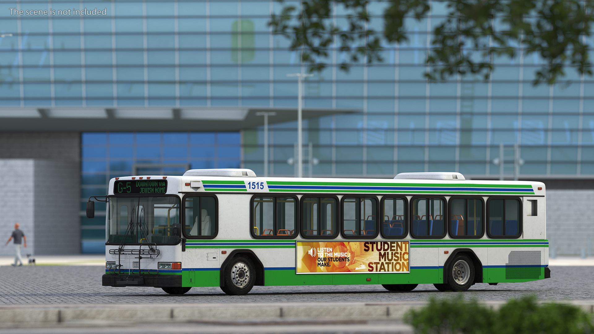 3D Gillig Low Floor Advantage Bus Simple Interior