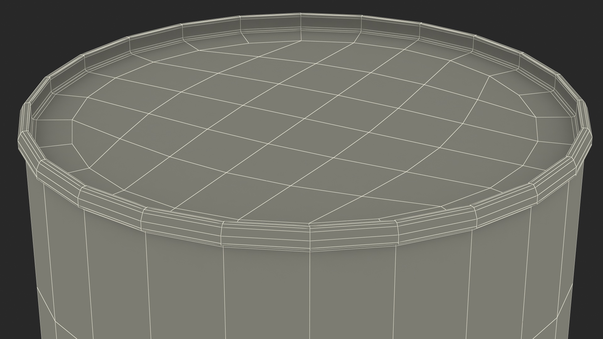 3D model Open Tube of Potato Chips