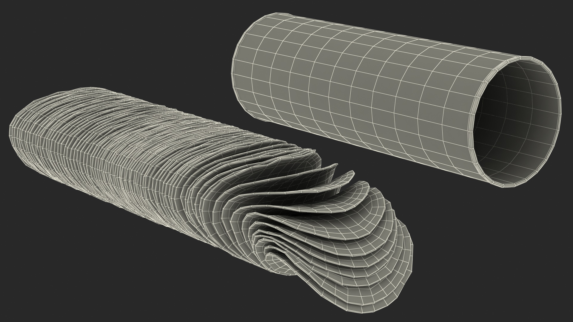 3D model Open Tube of Potato Chips