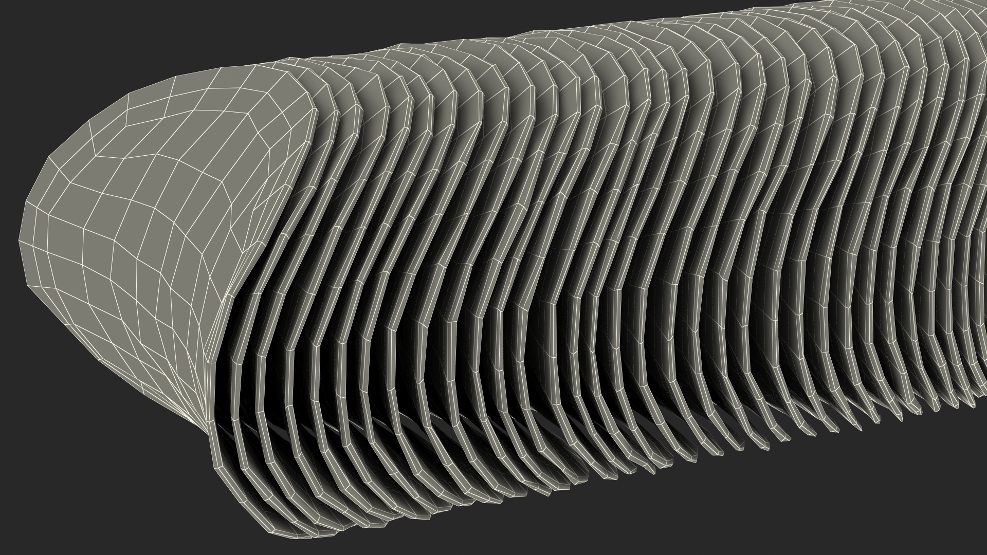 3D model Open Tube of Potato Chips