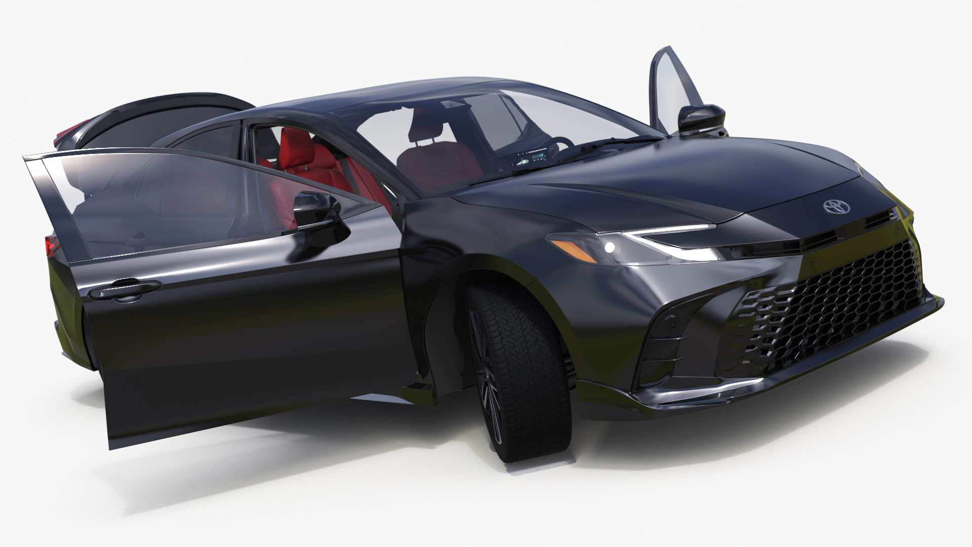 3D Toyota Camry 2025 Hybrid Underground Rigged model