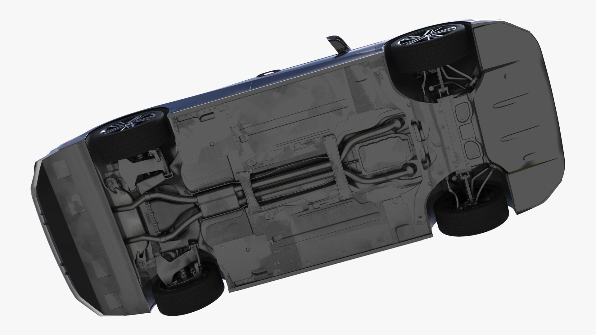 3D Toyota Camry 2025 Hybrid Underground Rigged model