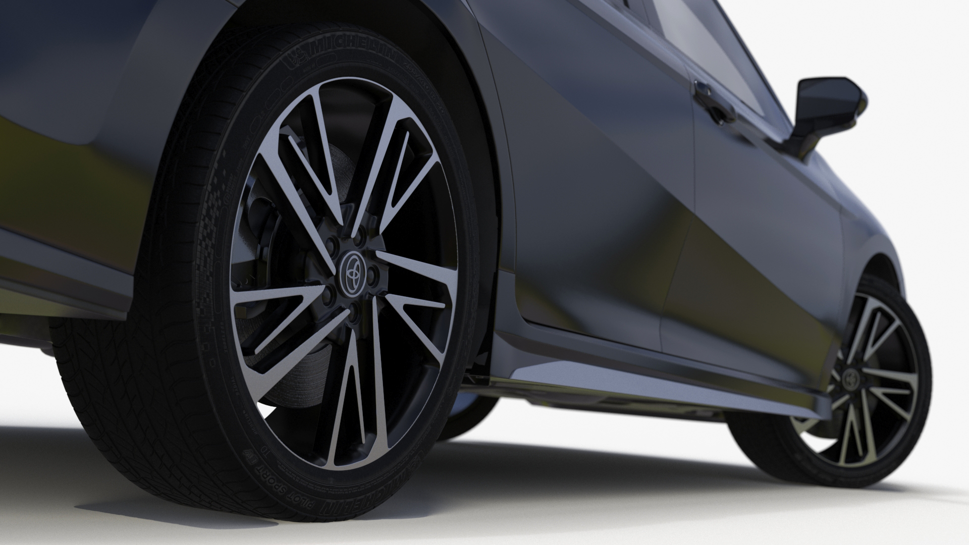 3D Toyota Camry 2025 Hybrid Underground Rigged model