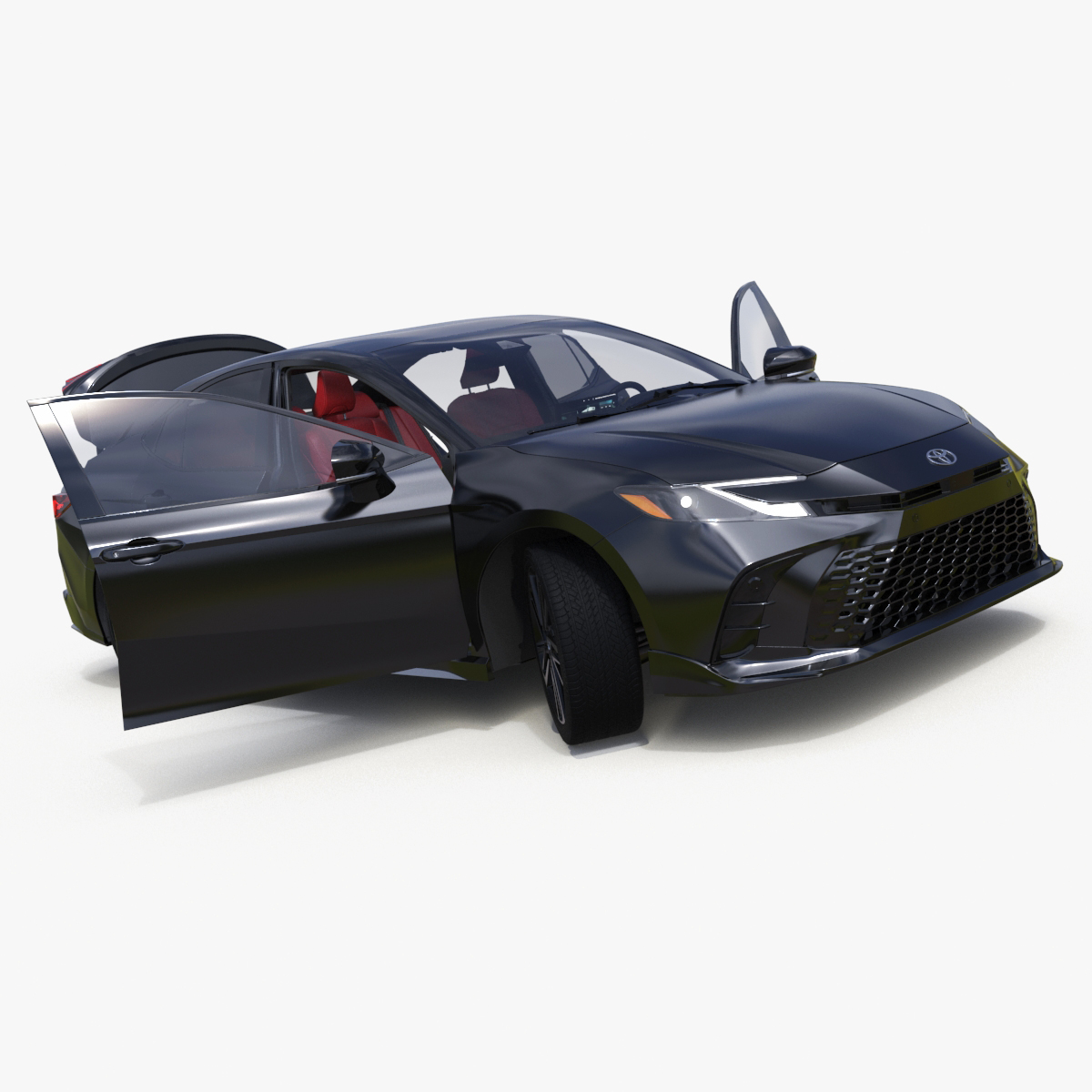 3D Toyota Camry 2025 Hybrid Underground Rigged model