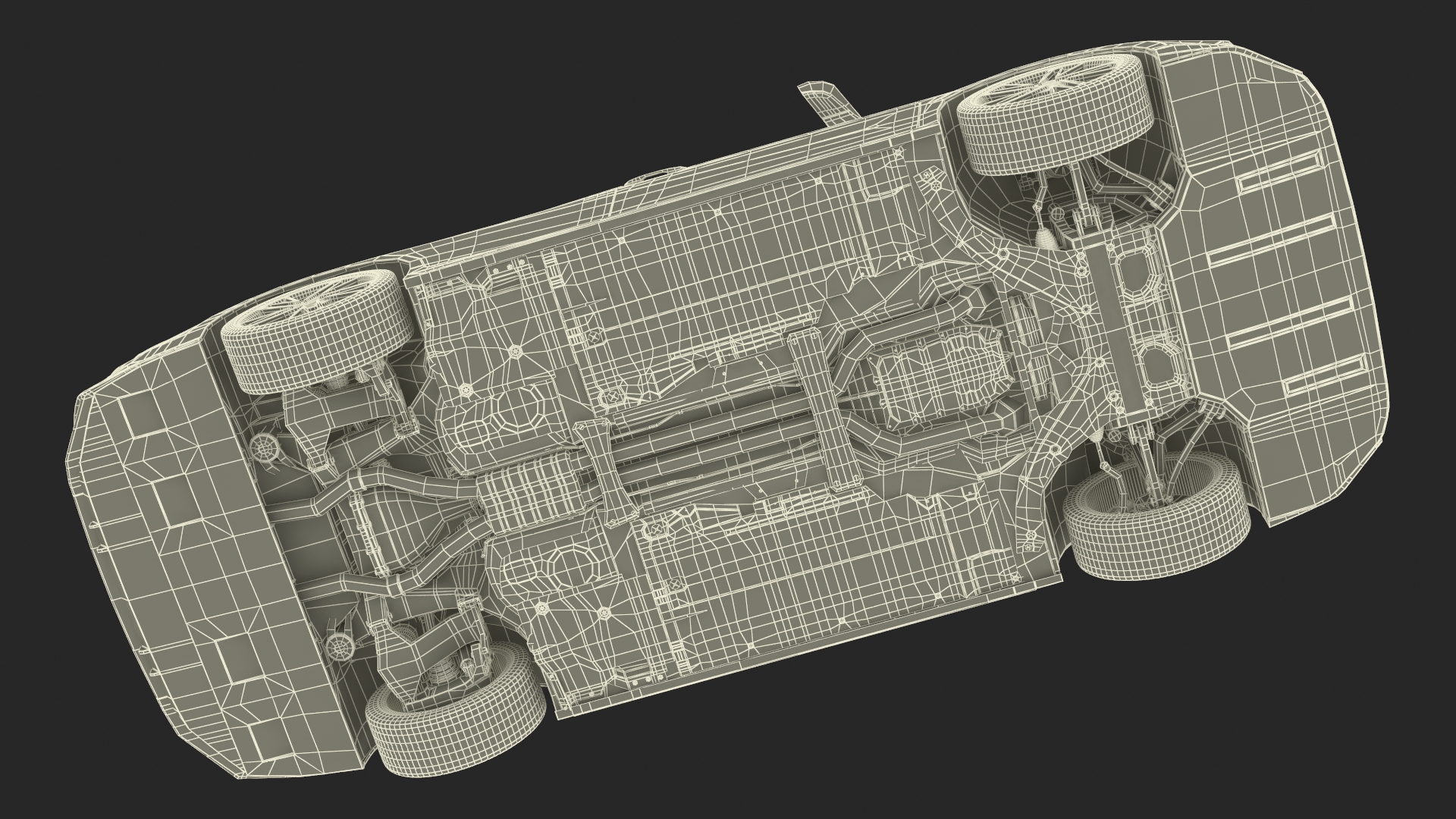 3D Toyota Camry 2025 Hybrid Underground Rigged model