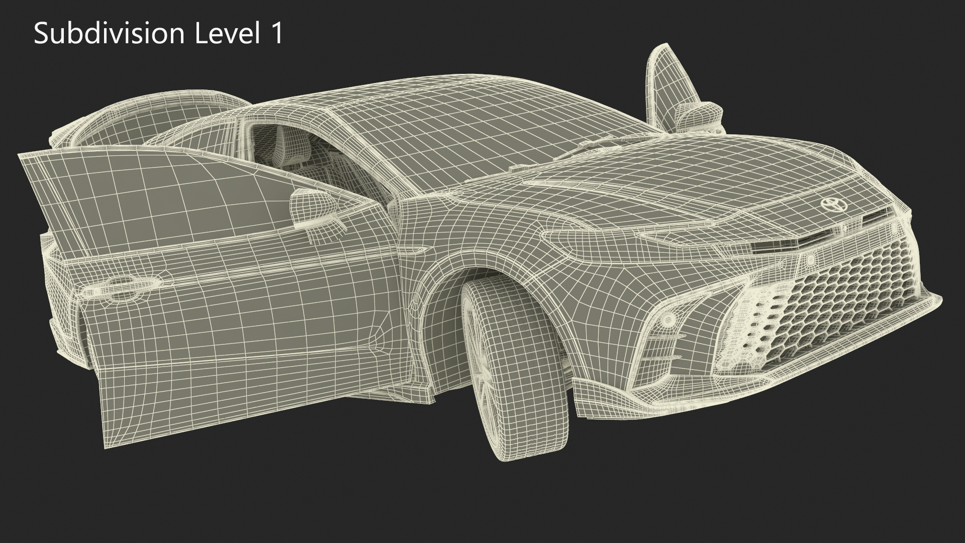 3D Toyota Camry 2025 Hybrid Underground Rigged model