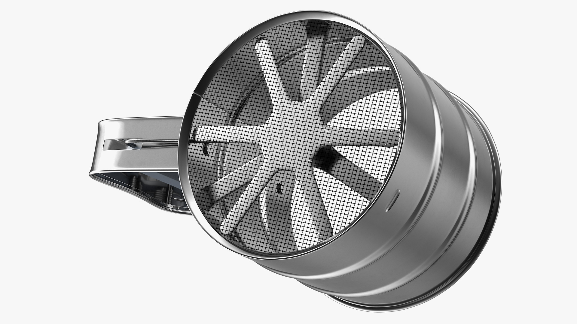 3D Stainless Steel Flour Sifter model